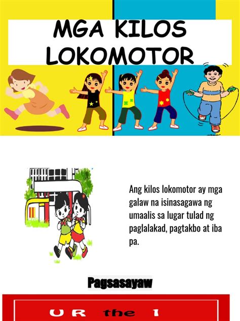 Mga Kilos Lokomotor ( Grade 1 ) .
